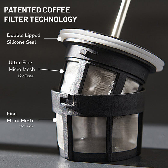 ESPRO P5 French Press Coffee Maker - Polished (18oz / 532ml)