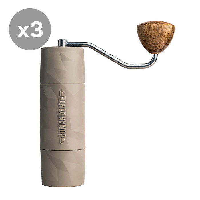 Comandante X25 Trailmaster Dune Coffee Grinder - Bundle of 3