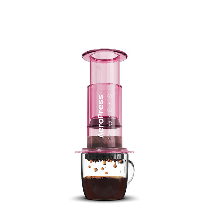 AeroPress Clear Coffee Maker (Pink)