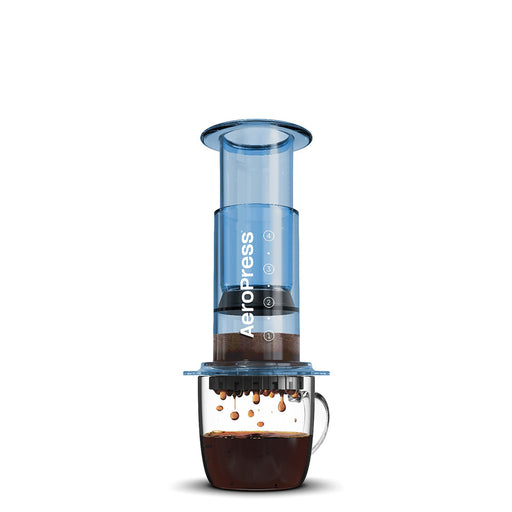 AeroPress Clear Coffee Maker (Blue)