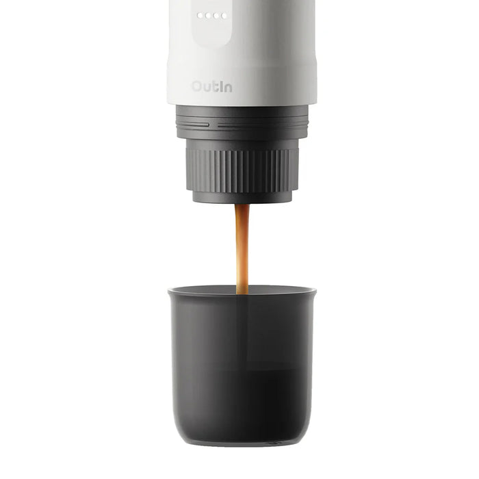 OutIn Nano Portable Espresso Machine (Pearl White)