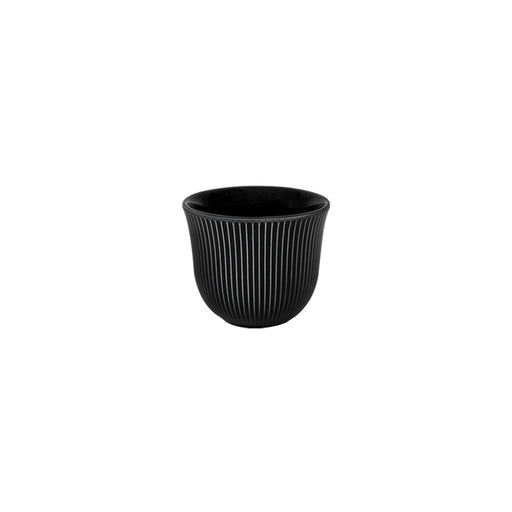 Loveramics Brewers 150ml Embossed Cappuccino Tasting Cup (Black)