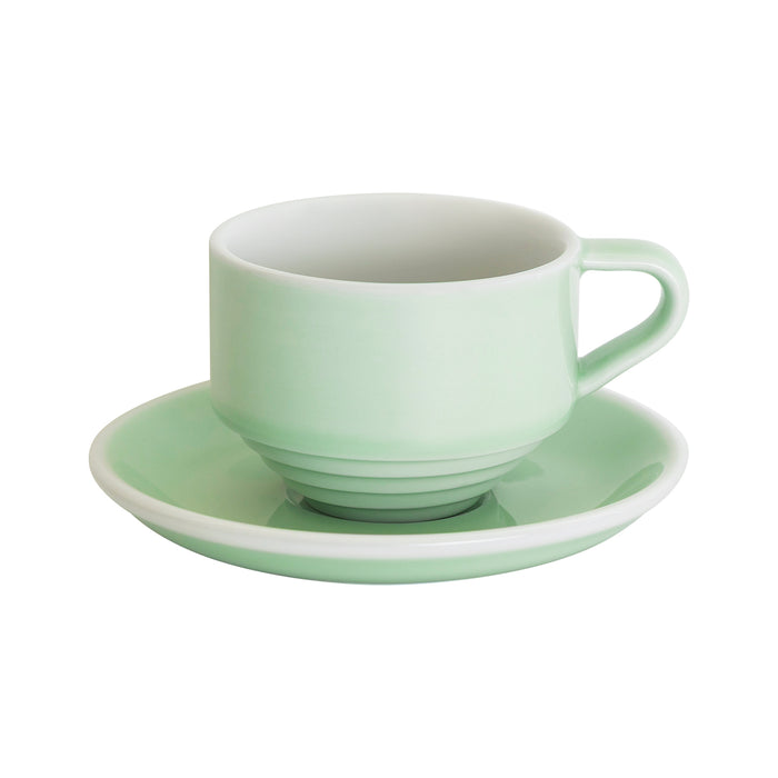 Loveramics Deco 13cm Shared Saucer - Cortado / Flat White / Cupping Bowl (Celadon Green)