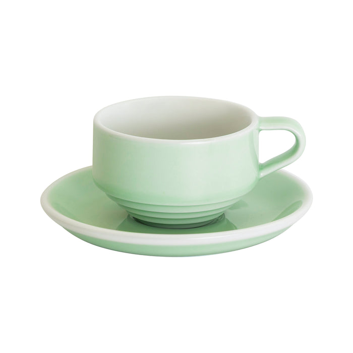 Loveramics Deco 13cm Shared Saucer - Cortado / Flat White / Cupping Bowl (Celadon Green)