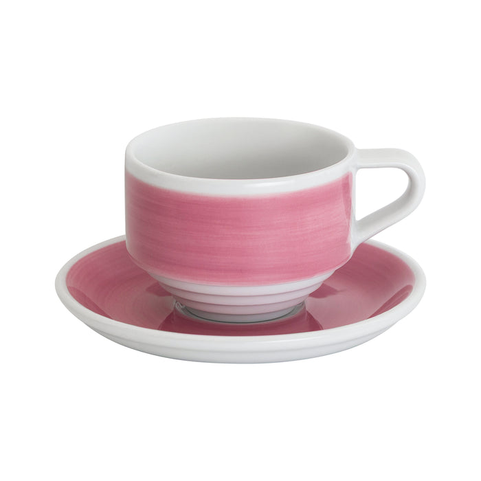Loveramics Deco 13cm Shared Saucer - Cortado / Flat White / Cupping Bowl (Pink Handpaint)