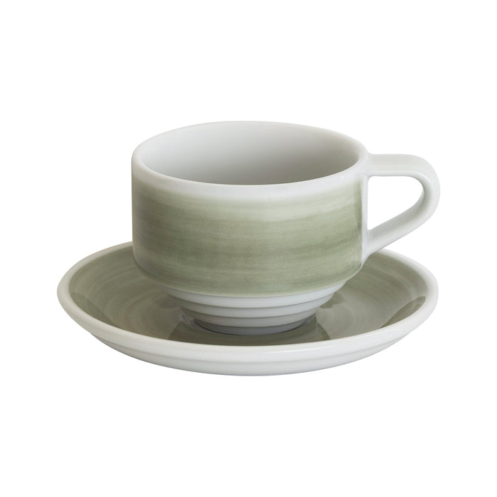 Loveramics Deco 13cm Shared Saucer - Cortado / Flat White / Cupping Bowl (Grey Handpaint)