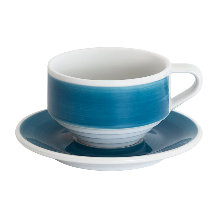 Loveramics Deco 14cm Cappuccino Saucer (Blue Handpaint)