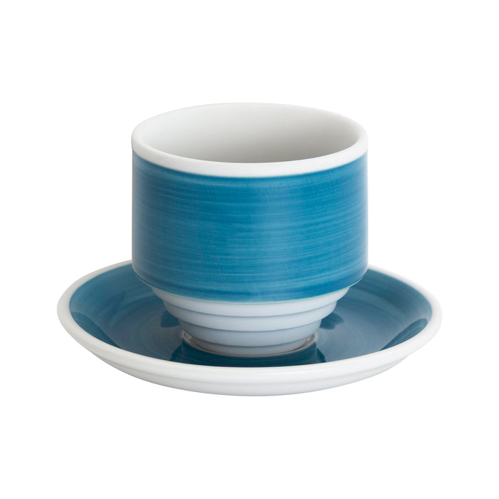 Loveramics Deco 13cm Shared Saucer - Cortado / Flat White / Cupping Bowl (Blue Handpaint)