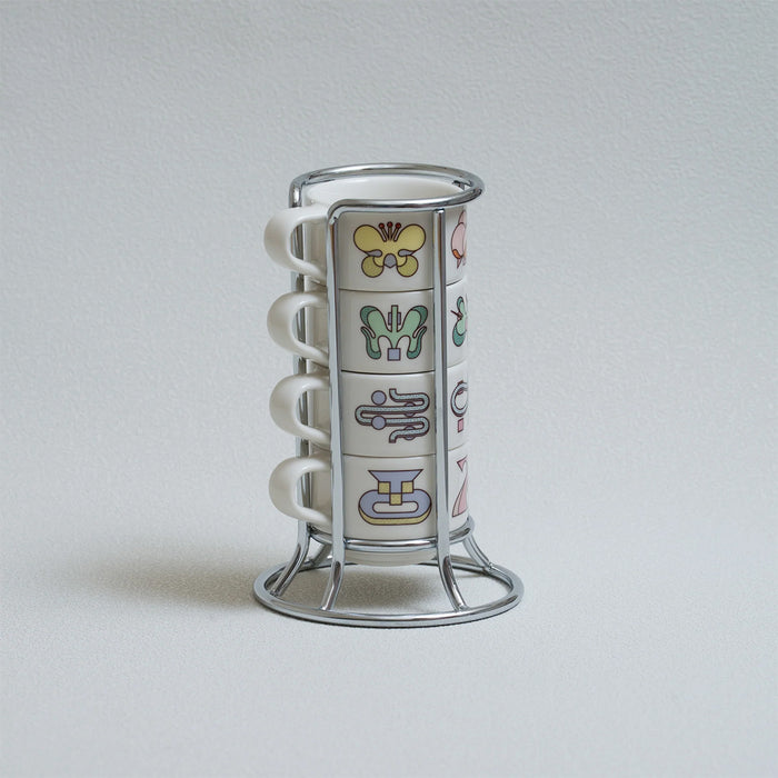 Loveramics Deco Botanical Story 60ml Espresso Cup Set (Beige)