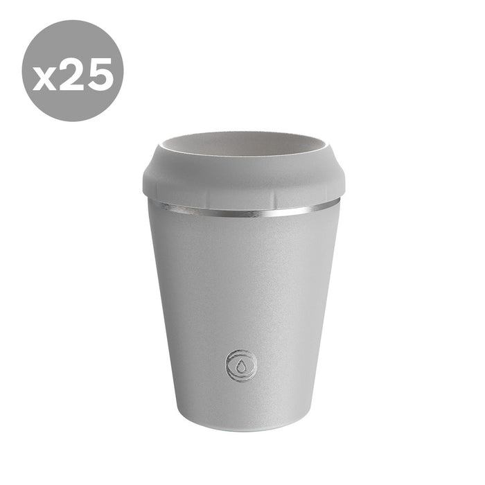 TOPL Flow360° / Stroll Reusable Cup - Stone (8oz) - Bundle of 25