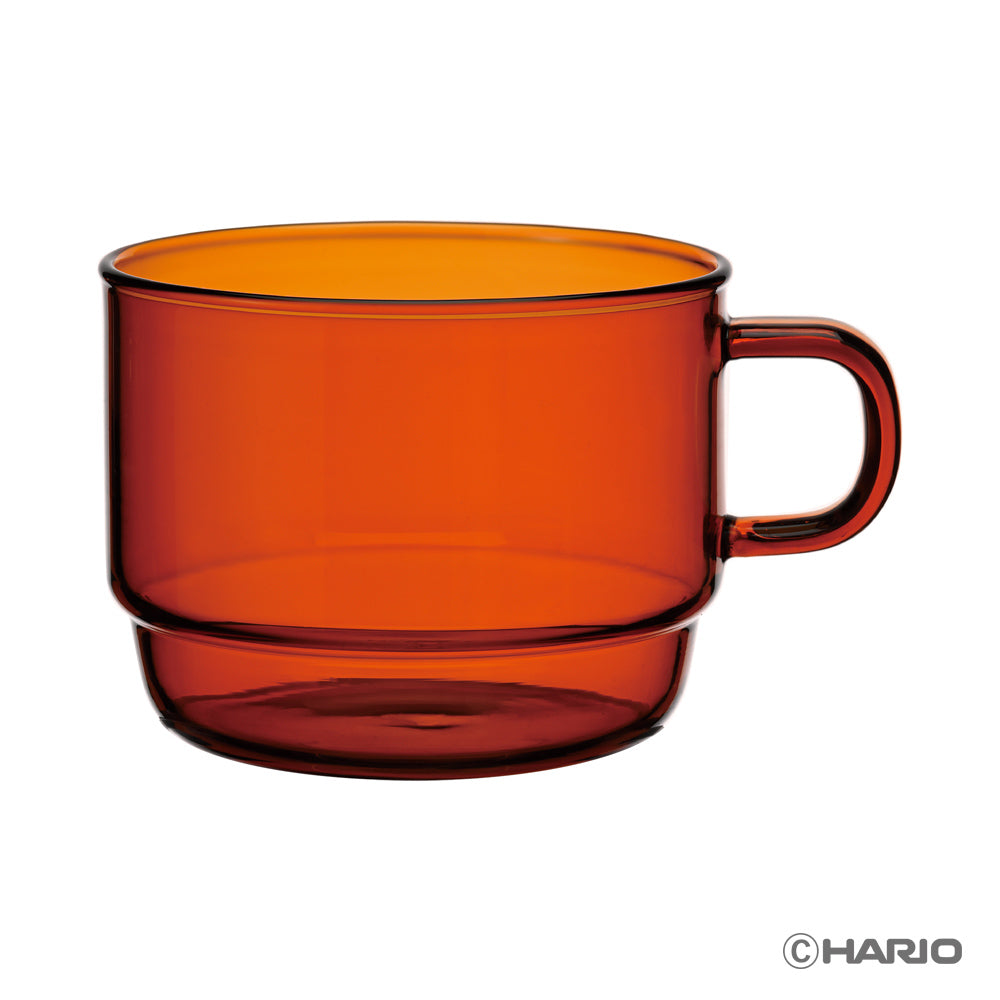 Hario Colors Stacking Mug Cup (Amber) — Brewed By Hand