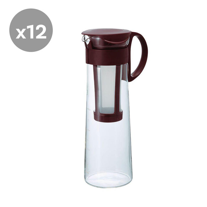 Hario Mizudashi Cold Brew Coffee Maker (Brown) - 1L - Bundle of 12