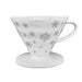 Hario Kira Kira Winter 2024 Limited Edition Ceramic V60 Size 02 Dripper (Silver)