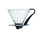 Hario V60 Glass Coffee Dripper Size 03 (Black)