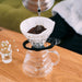 Hario V60 Glass Coffee Dripper Black - Size 02