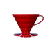 Hario V60 Plastic Coffee Dripper Red - Size 02 (VDR-02-R)
