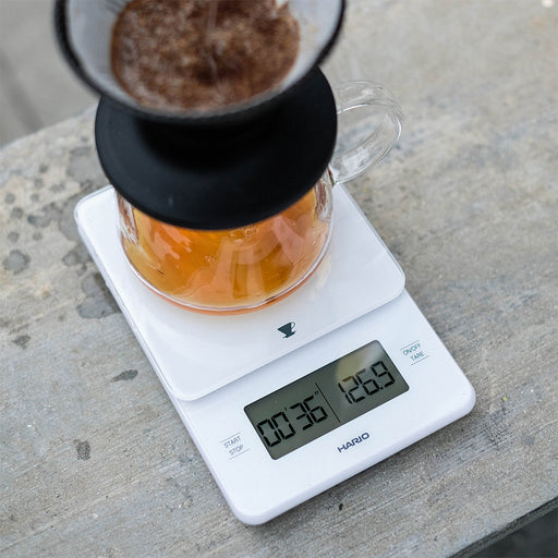 Hario Barista Glass Scale (White)