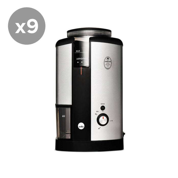 Wilfa Svart Coffee Grinder (Silver) - Bundle of 9