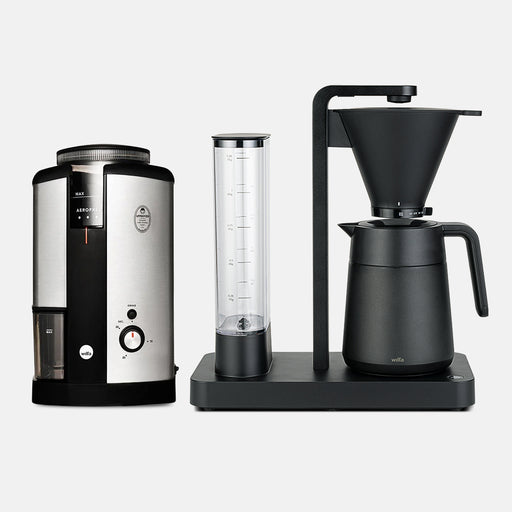 Wilfa Performance Thermo Coffee Maker and Svart Coffee Grinder (Silver) Bundle