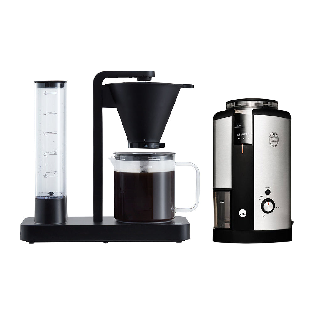 Wilfa Svart Performance Coffee Maker + FREE Wilfa Svart Coffee Grinder