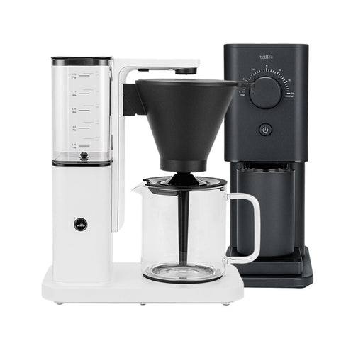 Wilfa Zense Coffee Maker (White)  and Zense Coffee Grinder Bundle
