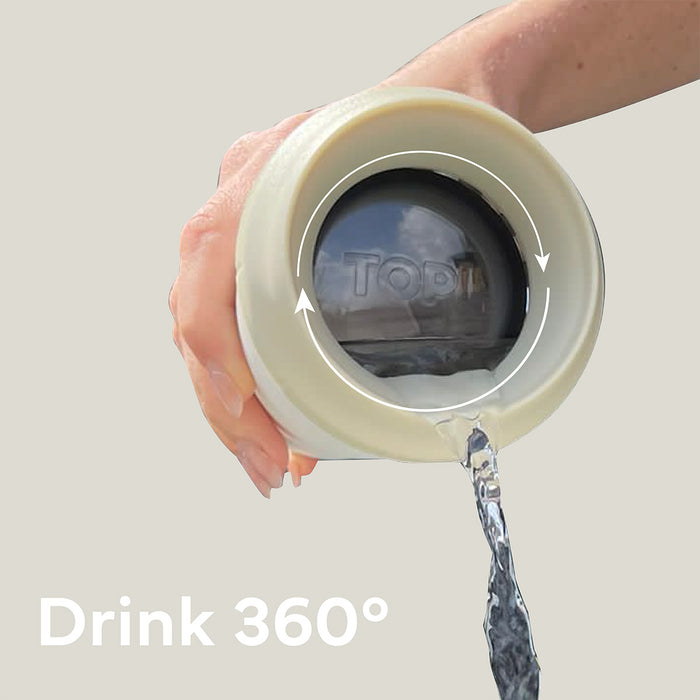 TOPL Flow360° Reusable Cup - Blueberry (8oz)