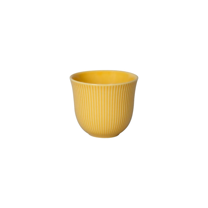 Loveramics Brewers 250ml Embossed Cappuccino / Drip Coffee Tasting Cup (Yellow)