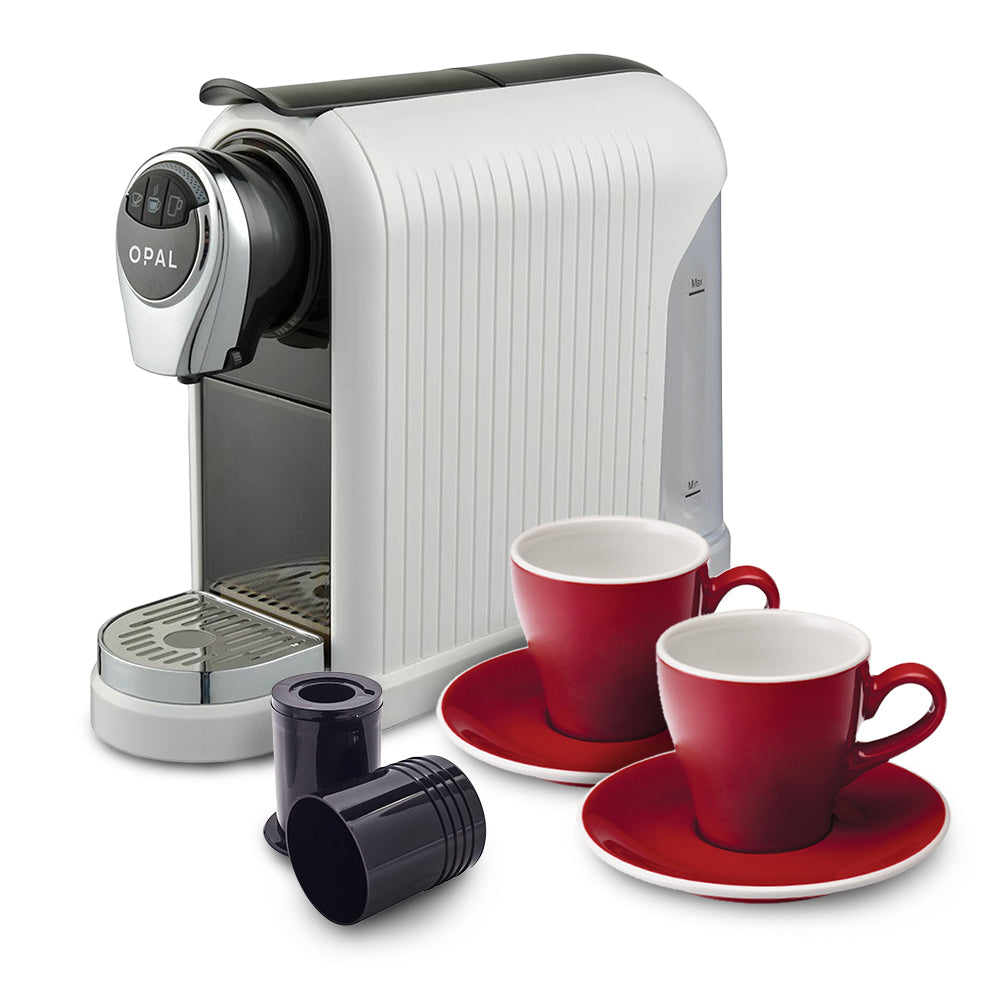 OPAL One Coffee Pod Machine Bundle (White) — Brewed By Hand
