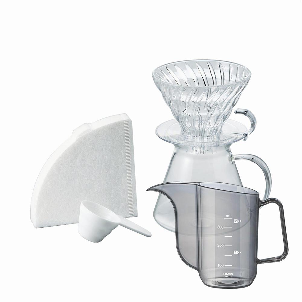 Hario V60 Simply Glass Pour Over Kit