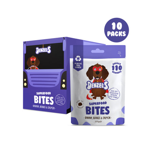 Denzel's Superfood Bites for Dogs (10 Packs)