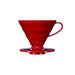 Hario V60 Plastic Coffee Dripper Red - Size 02