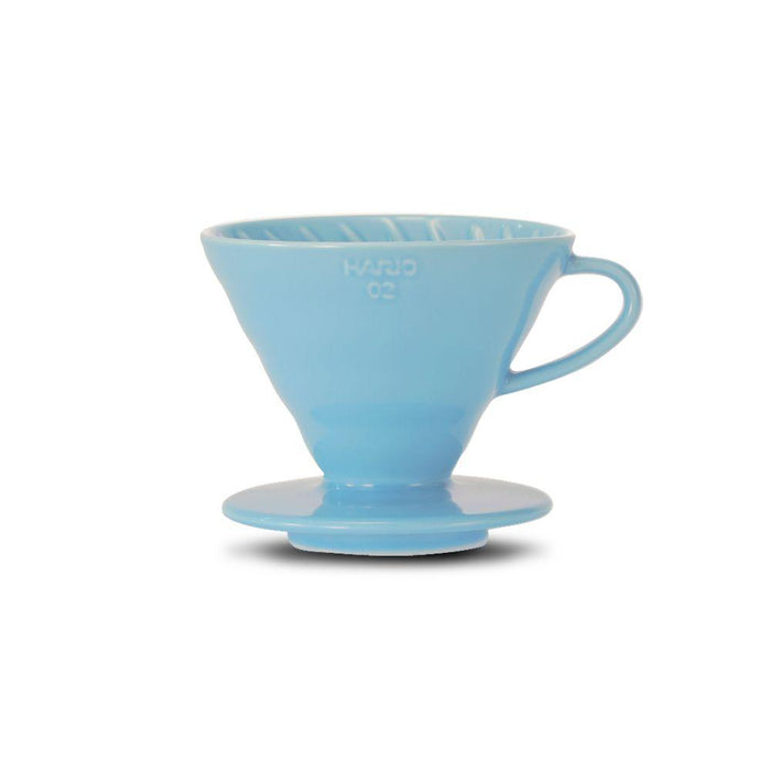 Hario V60 Ceramic Coffee Dripper Blue - Size 02