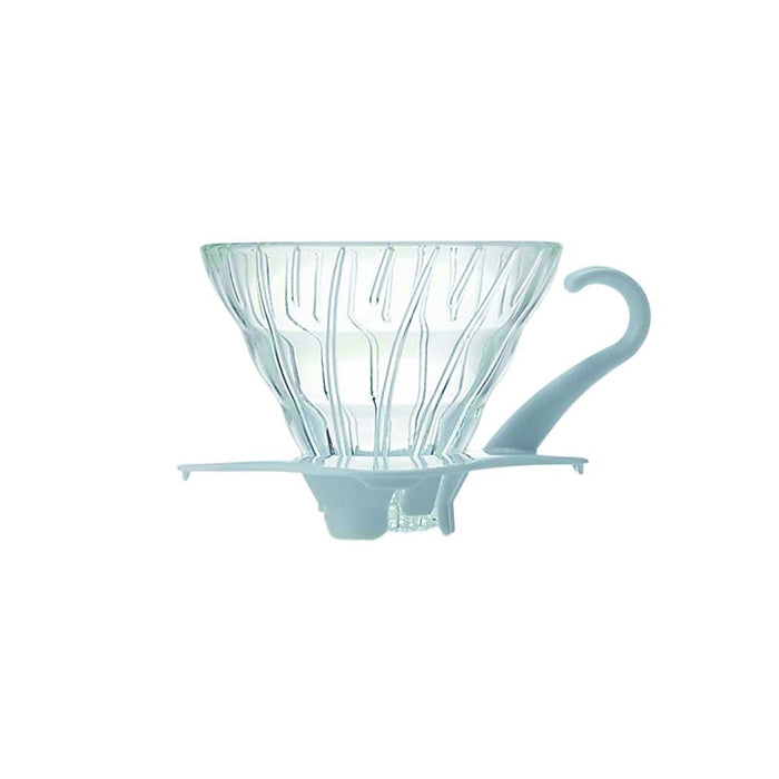 Hario V60 Glass Coffee Dripper White - Size 01