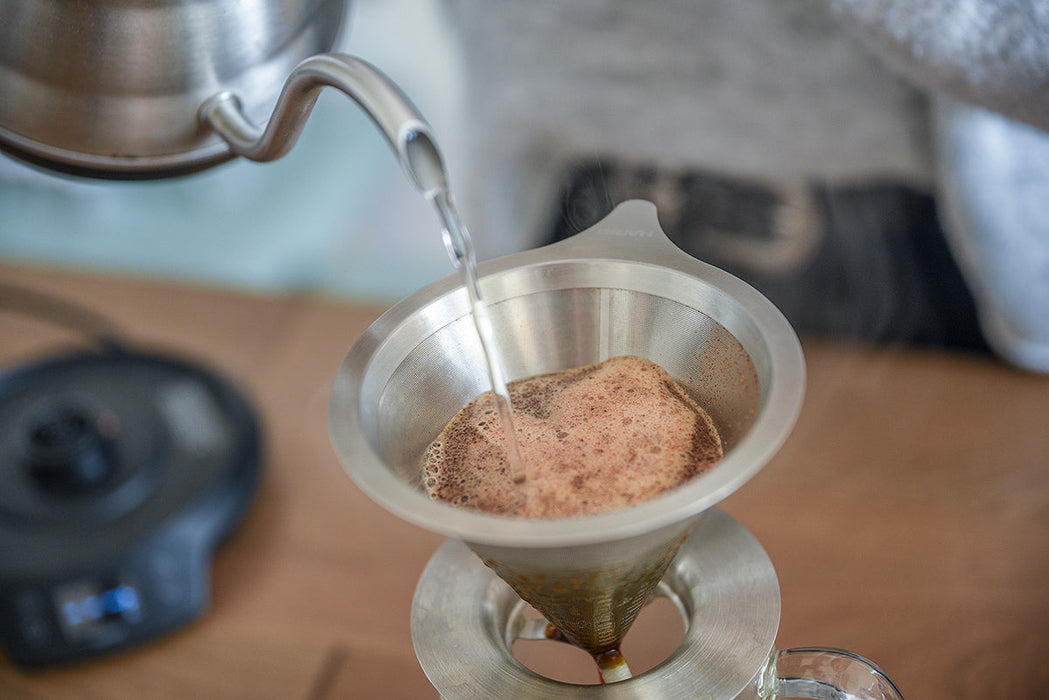 Hario V60 Double Mesh Metal Coffee Dripper Size 02 — Brewed By Hand